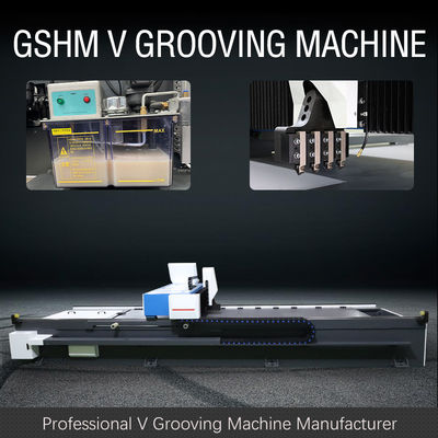 1240 Máy tạo rãnh CNC V để trưng bày đạo cụ Nội thất kim loại Máy khía chữ V