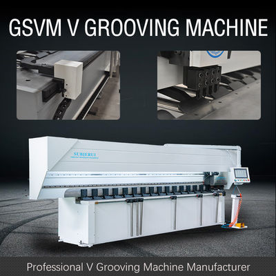 Máy tạo rãnh kim loại tấm hạng nặng Công nghiệp cửa V Máy Groover