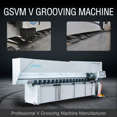 Máy tạo rãnh kim loại tấm CNC cho tường rèm kim loại V Máy Groover 1240