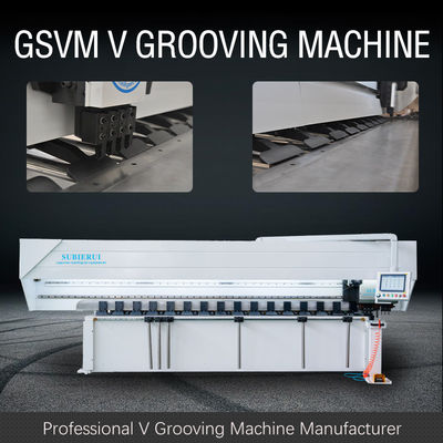 Máy tạo rãnh kim loại dọc Máy tạo rãnh Cnc V để trang trí 1250mm