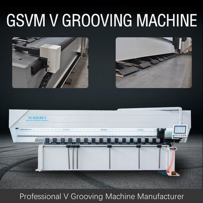 Máy tạo rãnh kim loại dọc Máy tạo rãnh Cnc V để trang trí 1250mm