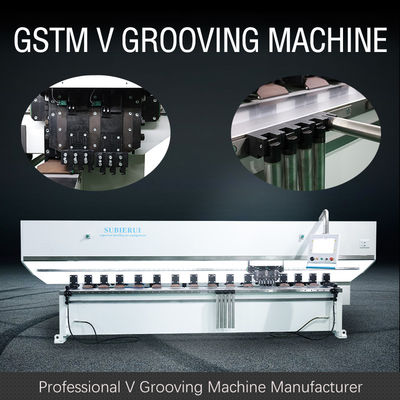 Thép không gỉ Panel V Groover Machine Thang máy CNC V Grooving Machine