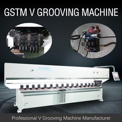 Thép không gỉ Panel V Groover Machine Thang máy CNC V Grooving Machine