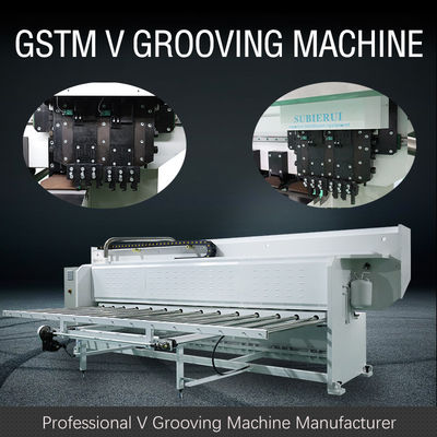 Thép không gỉ Panel V Groover Machine Thang máy CNC V Grooving Machine