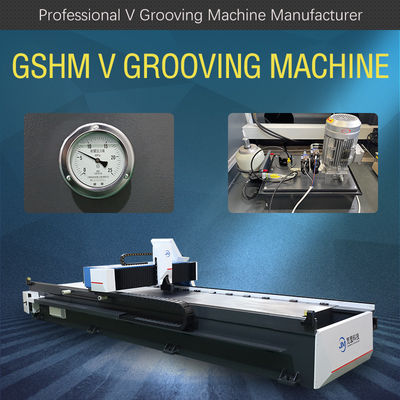 Trang trí bằng thép không gỉ V Máy Groover Máy tạo rãnh cho tấm kim loại