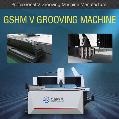 Trang trí bằng thép không gỉ V Máy Groover Máy tạo rãnh cho tấm kim loại