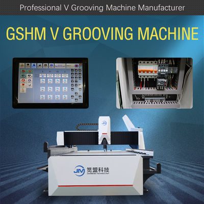 Máy cắt rãnh CE V cho thiết kế kim loại trang trí Máy tạo rãnh CNC V