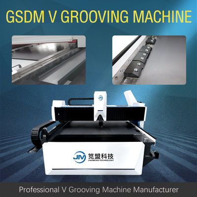 Máy cắt kim loại tấm CNC tự động Cửa công nghiệp V Máy cắt rãnh
