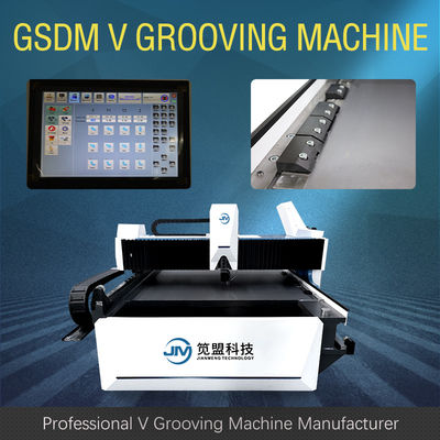 Máy cắt kim loại tấm CNC tự động Cửa công nghiệp V Máy cắt rãnh