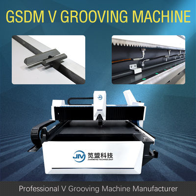 Máy cắt kim loại tấm CNC tự động Cửa công nghiệp V Máy cắt rãnh