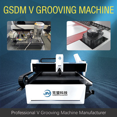 Máy cắt kim loại tấm CNC hạng nặng Thành phần thang máy V Groover Machine