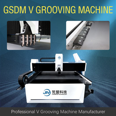 Máy cắt kim loại tấm CNC hạng nặng Thành phần thang máy V Groover Machine