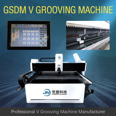 Máy cắt kim loại tấm CNC hiệu quả Bảng điều khiển phòng tắm V Máy khía