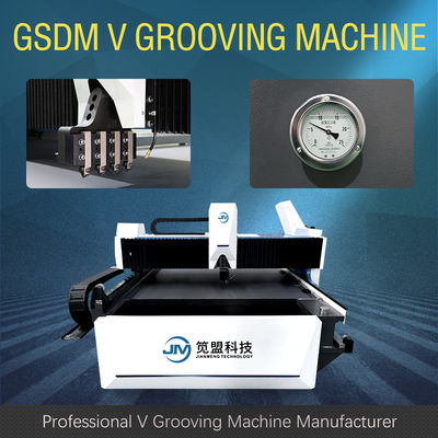 Máy cắt kim loại tấm CNC hiệu quả Bảng điều khiển phòng tắm V Máy khía