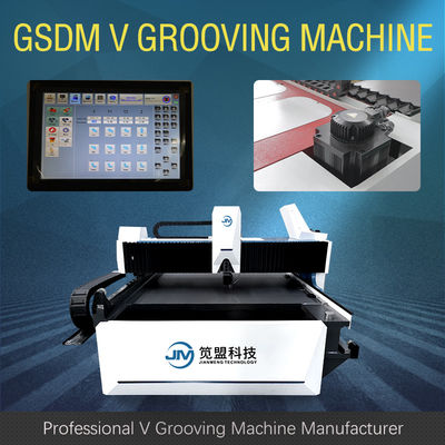 Máy cắt kim loại tấm CNC hiệu quả Bảng điều khiển phòng tắm V Máy khía