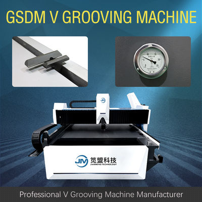 Máy cắt kim loại tấm CNC tự động Cửa công nghiệp V Máy cắt rãnh