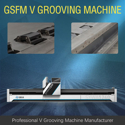Máy tạo rãnh CNC V tự động Máy tạo rãnh chữ V thủy lực cho kim loại
