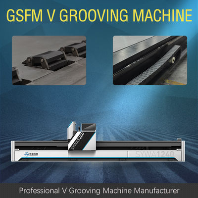 Máy cắt CNC V ngang Máy V Groover cho tấm tường rèm kim loại 1560