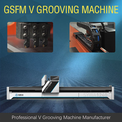 Máy cắt CNC V ngang Máy V Groover cho tấm tường rèm kim loại 1560