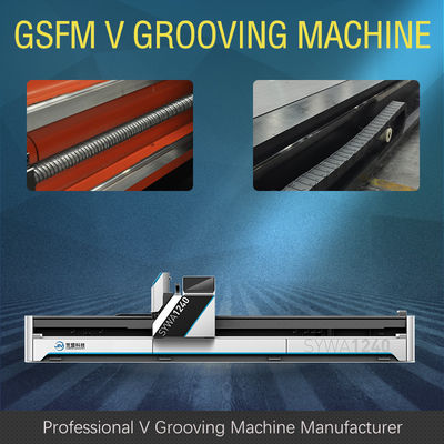 Máy tạo rãnh CNC V tự động Máy tạo rãnh chữ V thủy lực cho kim loại