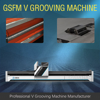 Máy cắt dọc CNC V Máy rãnh chữ V để sản xuất bảng hiệu kim loại 1240