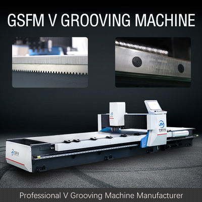 Máy Groover bốn mặt chữ V hoàn toàn tự động Giải pháp tự động cho ngành cửa